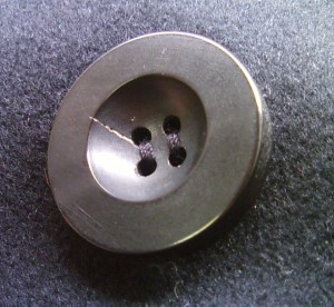 水牛の角のボタン